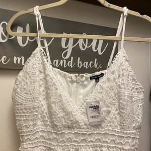 Charlotte Russe Lace Midi Dress